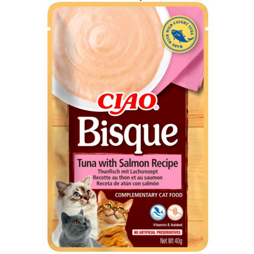 Churu Cat CIAO Bisque Tuna with salmon Recipe 40g