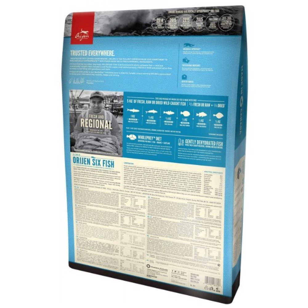 Orijen six fish 2kg hot sale