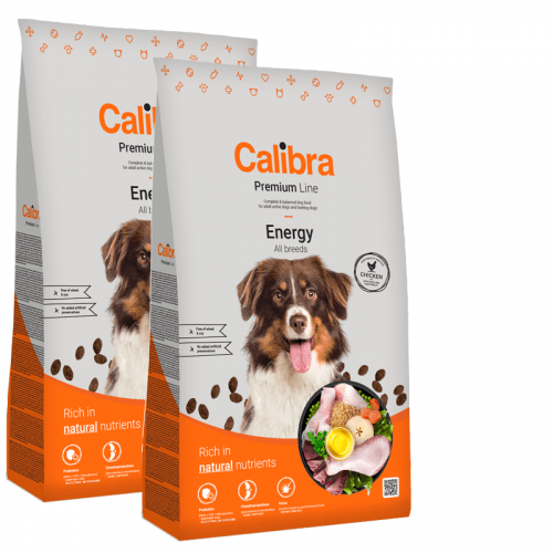 2x Calibra Dog Premium Line Energy 12 kg NEW