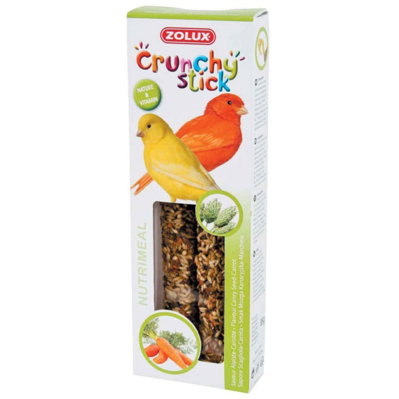 Crunchy Stick Canary Zrní/Mrkev 2ks Zolux
