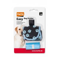 Pouzdro nylon černo-modré + sáčky Karlie 2x20ks