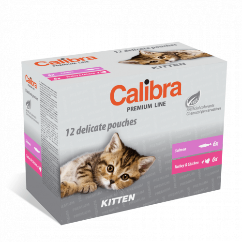 Calibra Cat  kapsa Premium Kitten multipack 12x100g (min. odběr 4 ks)