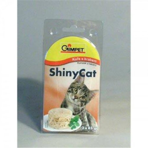 Gimpet kočka konzerva ShinyCat kuře 2x70g