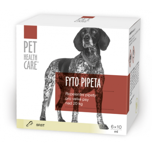 FYTO pipeta pro psy od 20kg 6x10ml Pet Health Care