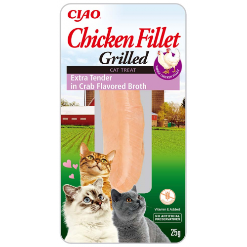 Churu Cat Chicken Fillet Extra in Crab Flav.Broth 25g