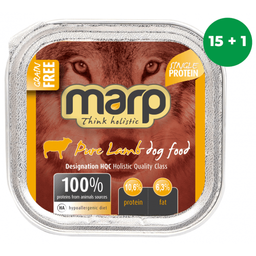 Marp Lamb vanička pro psy s jehněčím 16x100g
