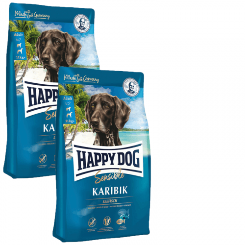 2x Happy Dog Supreme Sensible Karibik 11kg