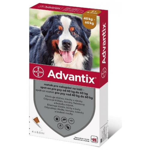 Advantix Spot On 1x6ml pro psy 40-60kg (1pipeta)