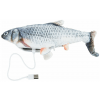 Ryba jako živá, mrskající se, s catnipem, látka, 30cm (RP 0,90 Kč)