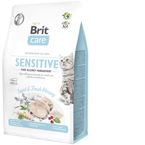 Brit Care Cat GF Insect. Food Allergy Management 400g
