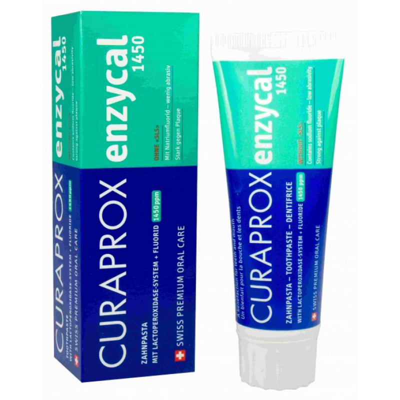 Zub.pasta Curaprox enzycal 1450 75ml