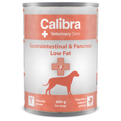 Calibra VD Dog konz. Gastrointestinal Low Fat 400g