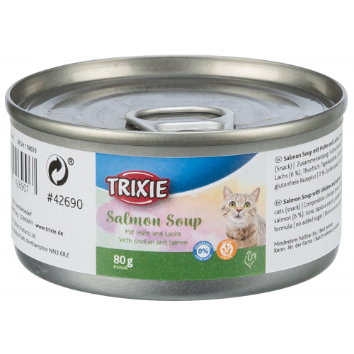 Salmon Soup kuře & losos - tekutý pamlsek pro kočky, 80 g