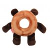 Hračka pes GiGwi Plush Friendz medvěd s gumovým kroužkem