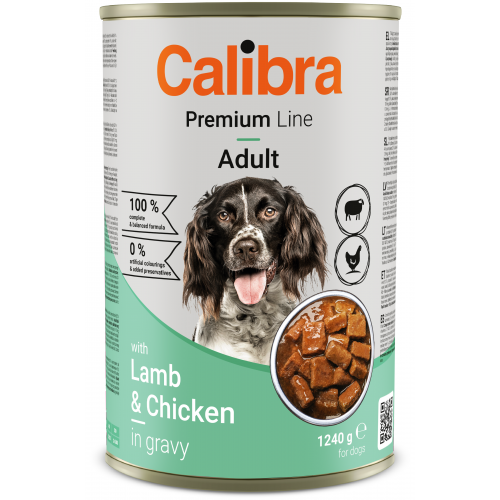 Calibra Dog Premium konz. with Lamb & Chicken 1240g
