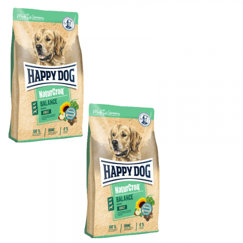 2x Happy Dog NaturCroq Balance 15kg
