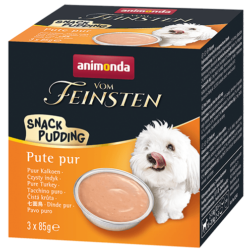 MULTIPACK Vom Feinsten Dog Adult Snack-Pudding krůtí pro psy (3 x 85 g)