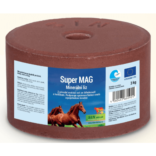 Super Mag, minerální liz s hořčíkem, vápníkem a fosforem 3 kg