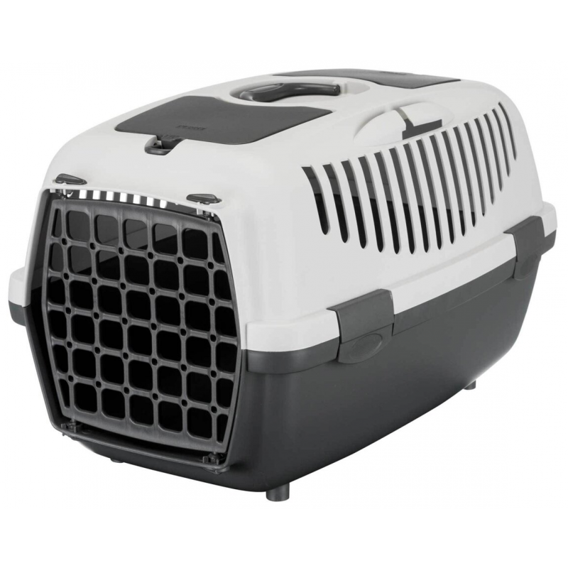 Transportní box CAPRI II, XS-S: 37x34x55cm (max. 8kg) - tmavě šedá / světle šedá