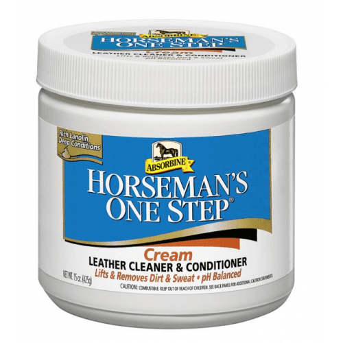 Horseman´s One Step cream - Čistící balzám na kožené výrobky, balení 425 g