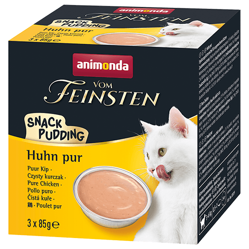 MULTIPACK Vom Feinsten Cat Adult Snack-Pudding kuřecí pro kočky (3 x 85 g)