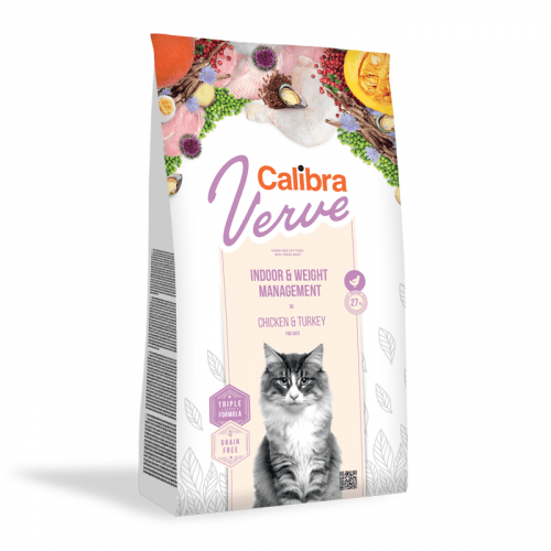 Calibra Cat Verve GF Indoor & Weight Chicken 3,5kg