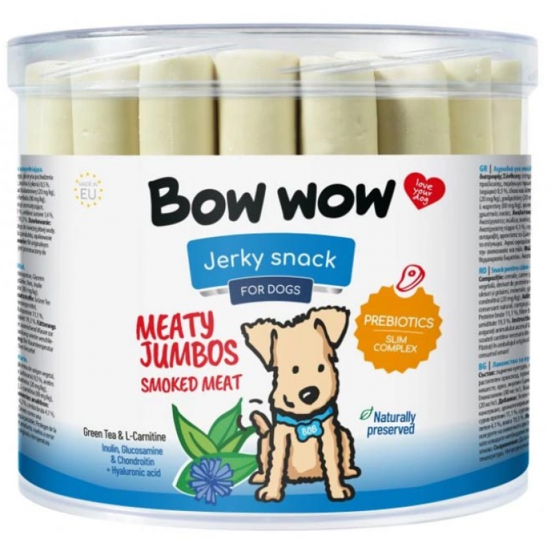 Bow wow poch. Morkové trubičky uzené maso 35ks