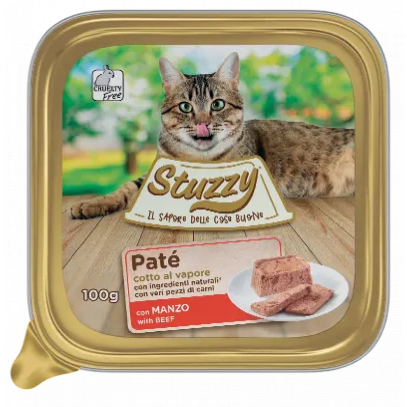 Stuzzy Cat vanička Adult Paté hovězí 100g