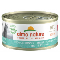 Almo Nature HFC Jelly - Pstruh a tuňák 70g