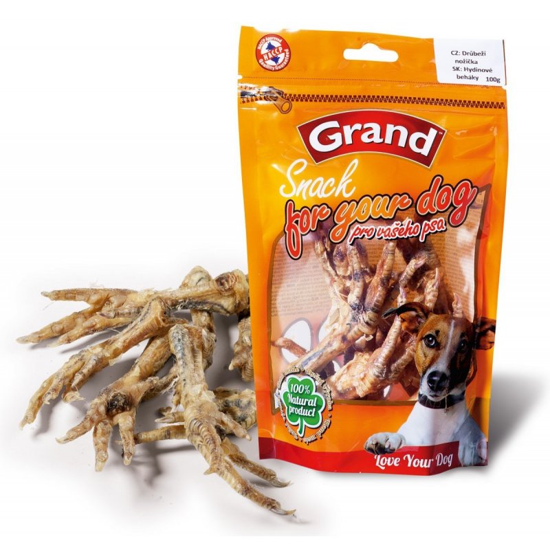 GRAND sušené pařátky drůbeží nožky 100g