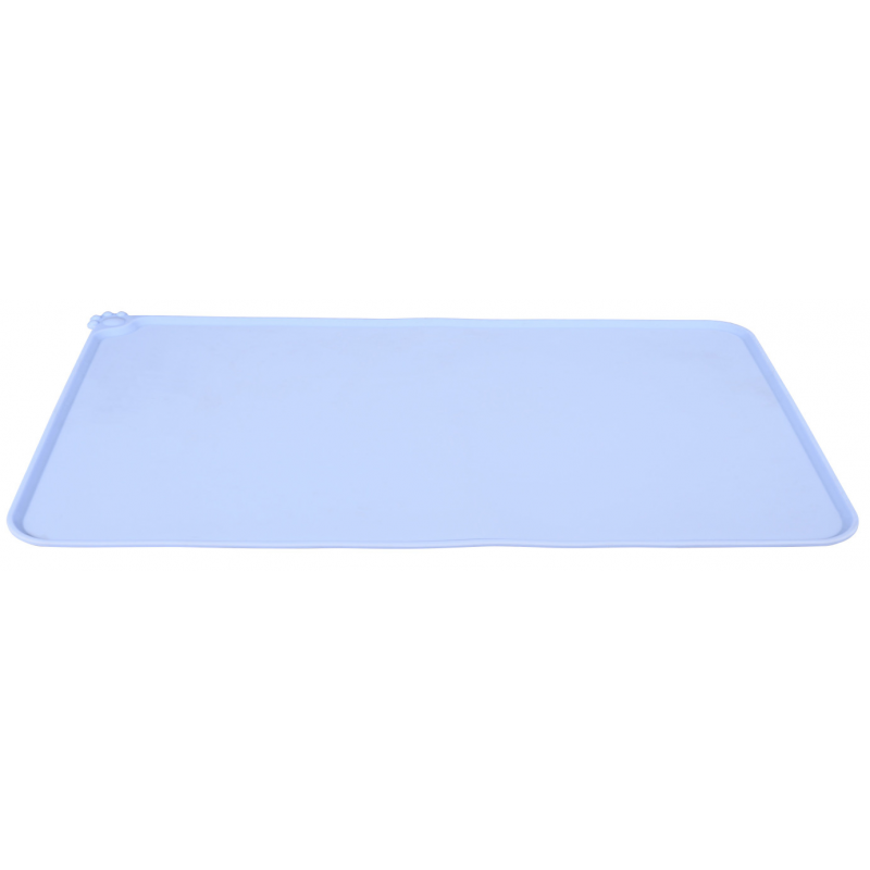 Podložka hladká SILICONE pod misku, modrá M Zolux
