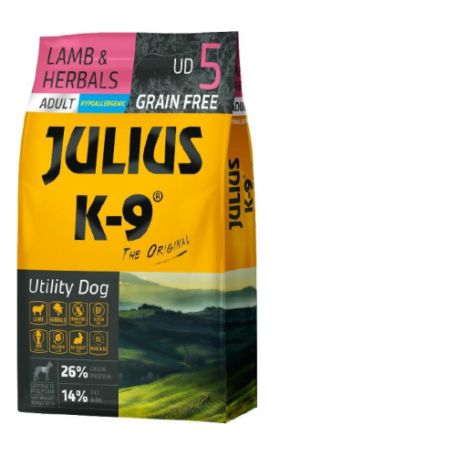 JULIUS K-9 10kg ADULT LAMB&HERBALS