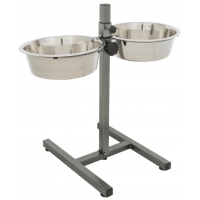 Psí bar, výška 50cm, 2x miska 2,8l/24cm