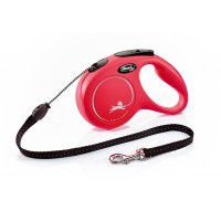Vodítko FLEXI Classic NEW M lanko 5m/20kg červená