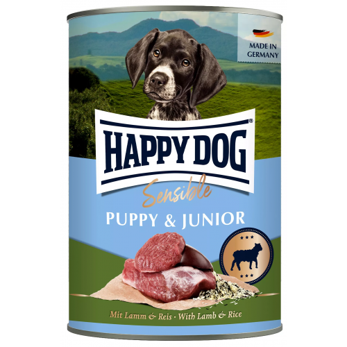 Happy Dog SENSIBLE Puppy Lamm - jehněčí 400 g