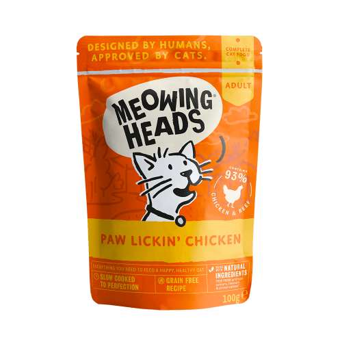 MEOWING HEADS Paw Lickin’ Chicken 100g