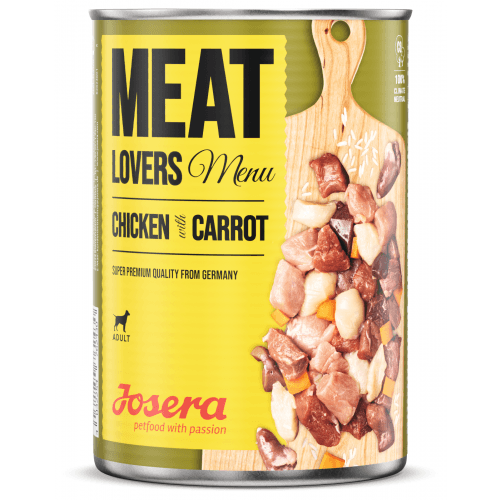 Josera Dog konz.Meat Lovers Menu Chick.with Carrot 800g