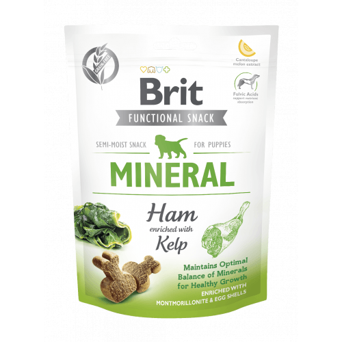 Brit Care Dog Functional Snack Mineral Ham for Puppies 150g (min. odběr 10 ks)