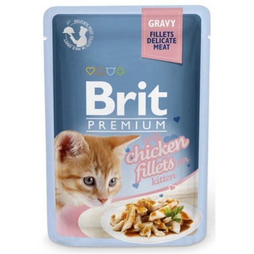 Brit Premium Cat D Fillets in Gravy for Kitten 85g