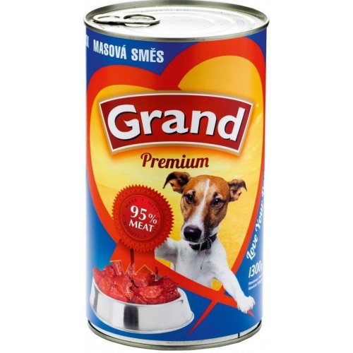 GRAND konzerva premium masová směs 1300g