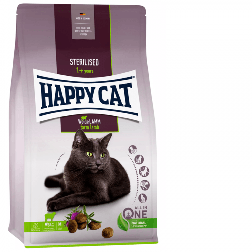 Happy Cat Supreme ADULT - Sterilised Weide-Lamm 300 g