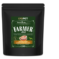 LYOPET Farmer Adult Divoký losos s arktickým krillem 1,5 kg (pro všechna plemena