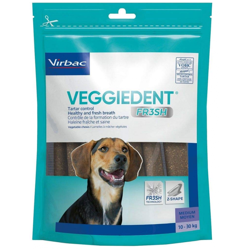 C.E.T. pes Veggiedent Fresh M 15ks
