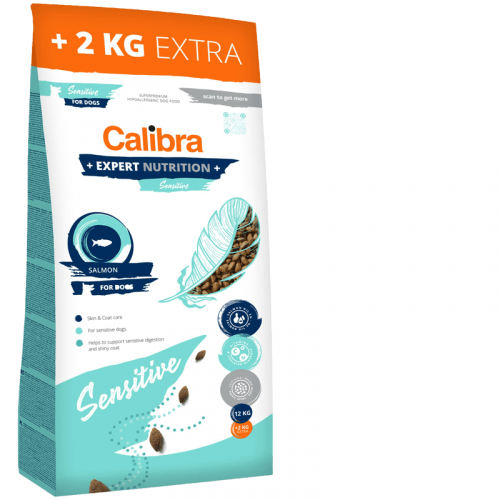 Calibra Dog EN Sensitive Salmon  12kg + 2kg ZDARMA