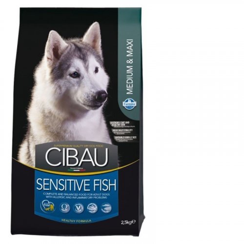 Farmina CIBAU Dog Adult Sensitive Fish&Rice 12kg + 2kg zdarma