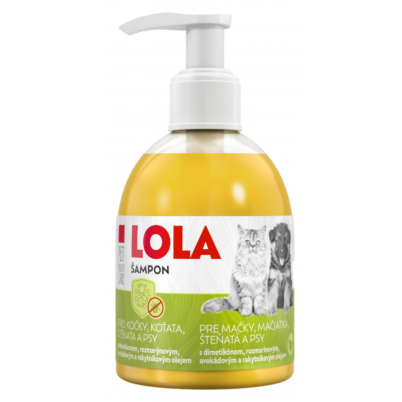 Šampon LOLA antiparazit. pro psy a kočky 250ml PHC