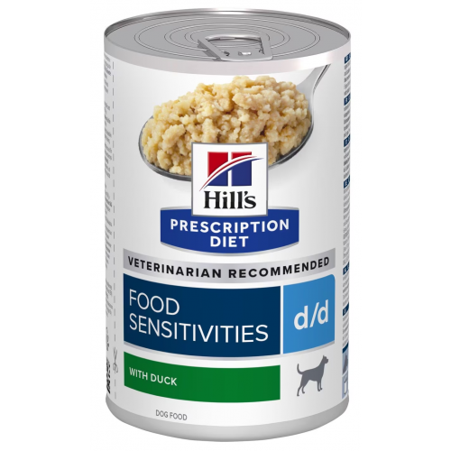 Hill's Prescription Diet d/d Péče o kůži s kachnou 370 g (min. odběr 12 ks)