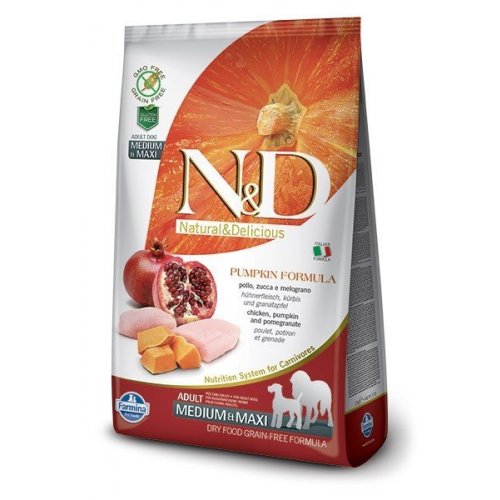 Farmina N&D Pumpkin DOG Adult M/L Chicken&Pomegranate 2,5kg