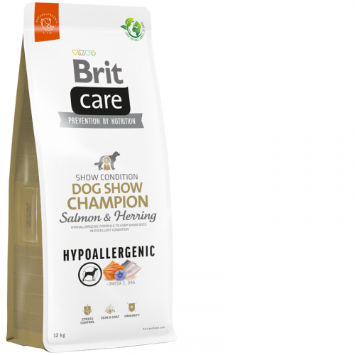 Brit Care Dog Hypoallergenic Dog Show Champion 12 kg NEW