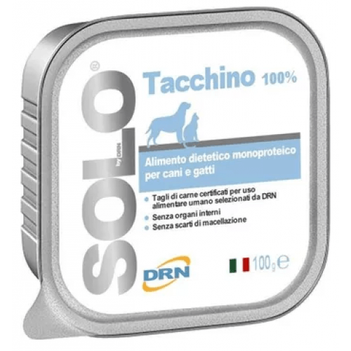 SOLO Tacchino 100% (krůta) vanička 300g